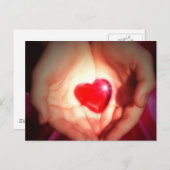 ハートを手元に ポストカード (正面/裏面)