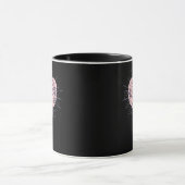 ハートを持つやさしいスケルトンの手 マグカップ (中央)