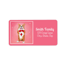 ハートを持つコルギ ラベル