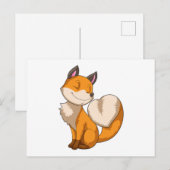 ハートを持つ狐 ポストカード (正面/裏面)