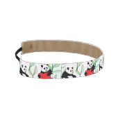 ハートを持つ美しいパンダが付いているパターン アスレチックヘッドバンド (左)