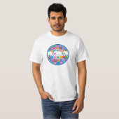 ハートを持つ象 Tシャツ (正面フル)