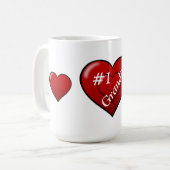 ハートを持つMug/#1祖父 コーヒーマグカップ (正面左)