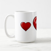 ハートを持つMug/#1祖父 コーヒーマグカップ (左)