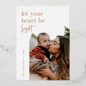 ハートを明るく 箔シーズンカード (正面)