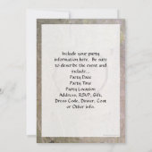 ハートを木に刻む 招待状 (裏面)