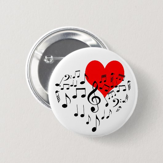 ハートを歌うのはロマンチックな美しさ 缶バッジ (正面&裏面)