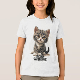 ハートを溶かす子猫 トライブレンドＴシャツ