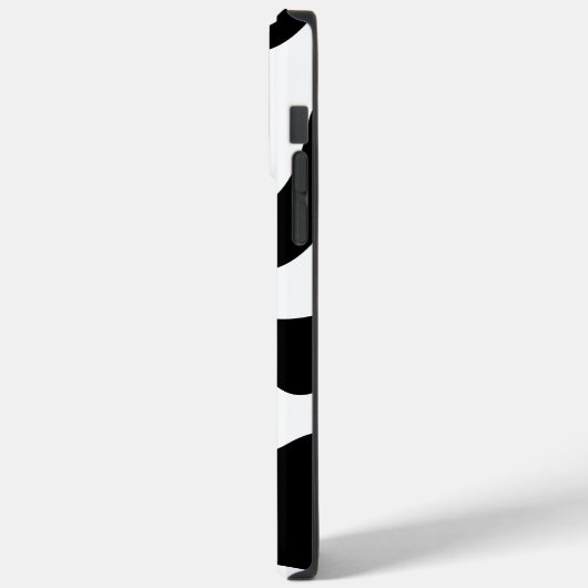 ハートを白黒で溶融 Case-Mate iPhoneケース (裏面 / 左)