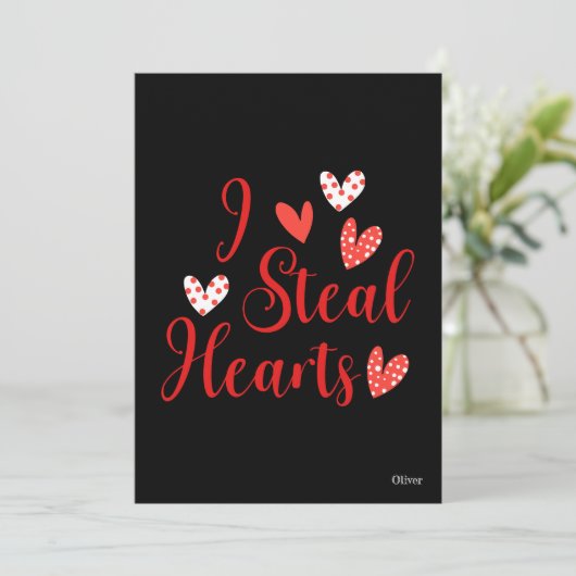 ハートを盗むバレンタイン シーズンカード (スタンド正面)