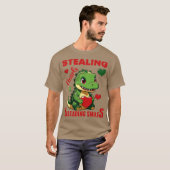 ハートを盗む笑顔の広がり Tシャツ (正面フル)