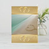 ハートを砂に刻んだ招待状3 招待状 (スタンド正面)