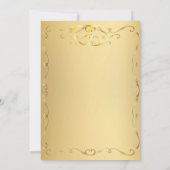 ハートを砂に刻んだ招待状3 招待状 (裏面)