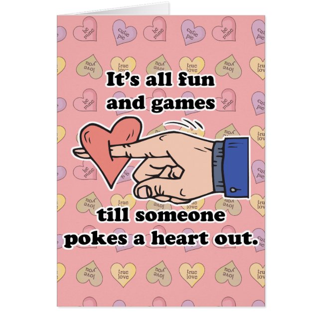 ハートを突き出す (正面)