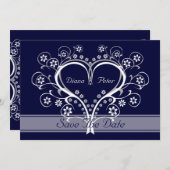 ハートを聞いて Save The Date アナウンスメント セーブザデート (正面/裏面)