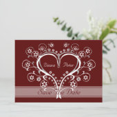 ハートを聞いて Save The Date アナウンスメント 招待状 (スタンド正面)