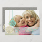 ハートを薄い1枚の写真カードにする シーズンカード (正面/裏面)