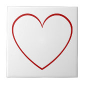 ハートを赤で表示 – または独自の色を選択 タイル (正面)