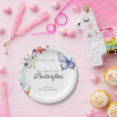 ハートを踊らせる ブライダルシャワー ペーパープレート (パーティー)