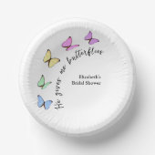 ハートを踊らせる ブライダルシャワー ペーパーボウル (正面)