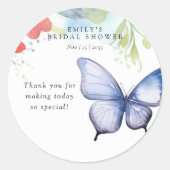 ハートを踊らせる ブライダルシャワー ラウンドシール (正面)