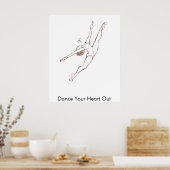 ハートを踊る ポスター (キッチン)