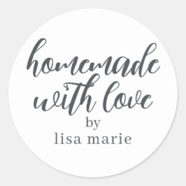 ハートを込めて手作り オーダーメイド ラウンドシール