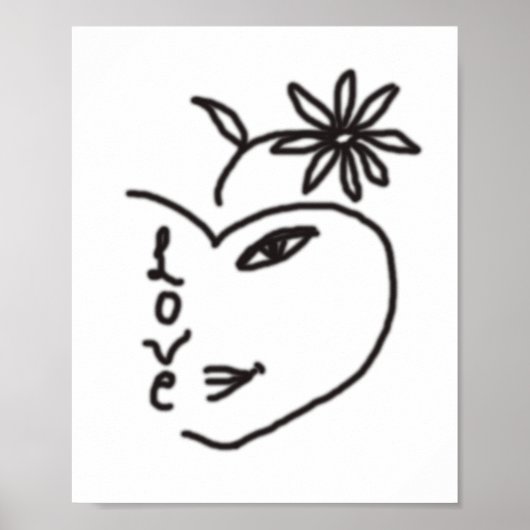 ハートを通して ポスター (正面)