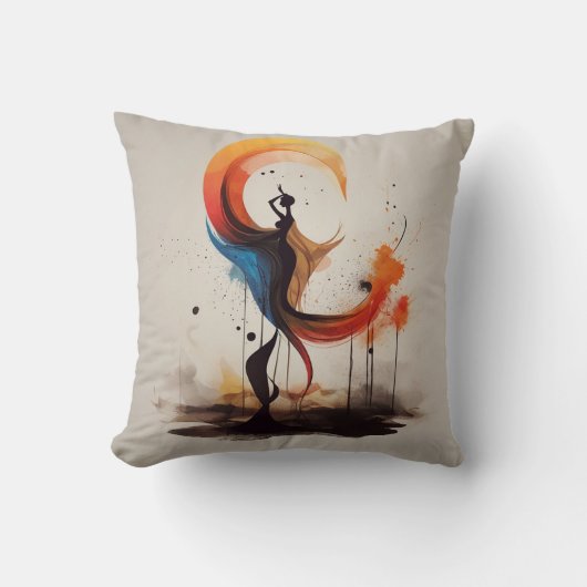 ハートを開く クッション (正面)