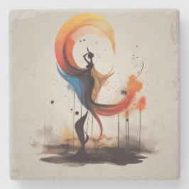 ハートを開く ストーンコースター