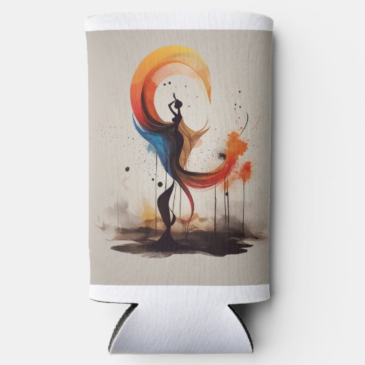 ハートを開く スリム缶クーラー (正面)