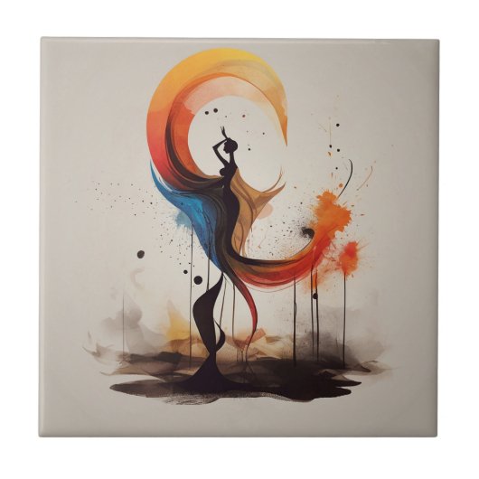 ハートを開く タイル (正面)