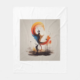 ハートを開く フリースブランケット