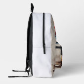 ハートを開く プリントバックパック (左)