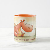 ハートを開く マグカップ (中央)