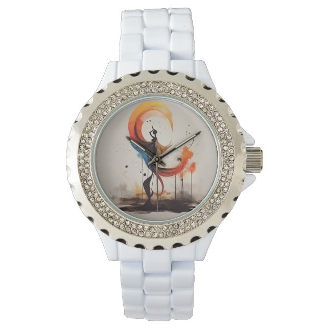 ハートを開く 腕時計 (正面)