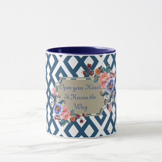 ハートを開くDesigner Mug マグカップ (中央)