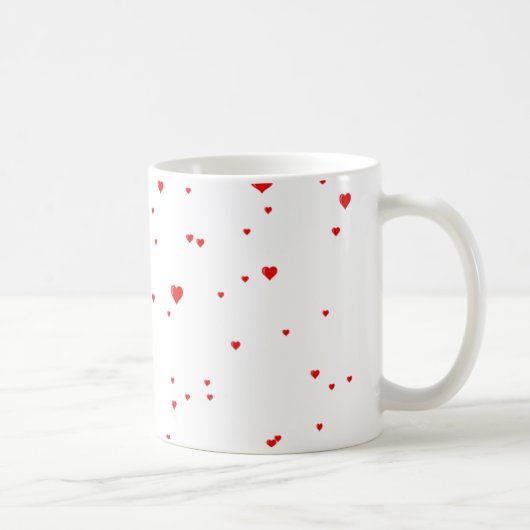 ハートを雨が降ること コーヒーマグカップ (右)
