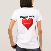 ハートを! Tシャツ (裏面)