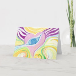 ハートアイアートデザイングリーティングカード前後 カード