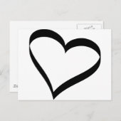 ハートアイコン ポストカード (正面/裏面)
