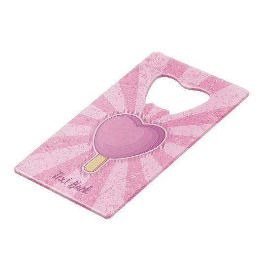 ハートアイスクリームスティック クレジットカード栓抜き (裏面アングル)