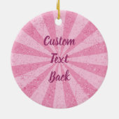 ハートアイスクリームスティック セラミックオーナメント (裏面)