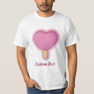 ハートアイスクリームスティック Tシャツ