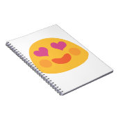 ハートアイズ絵文字 ノートブック (右側)