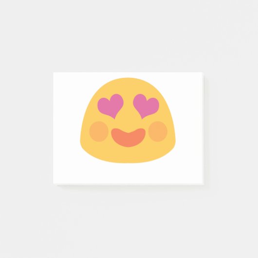ハートアイズ絵文字 ポストイット (正面)