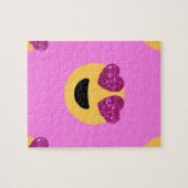 ハートアイ絵文字 ジグソーパズル (横)