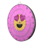 ハートアイ絵文字 ダーツボード (正面右)