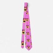 ハートアイ絵文字 ネクタイ (裏面)