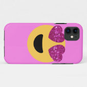 ハートアイ絵文字 Case-Mate iPhoneケース (裏面(横))